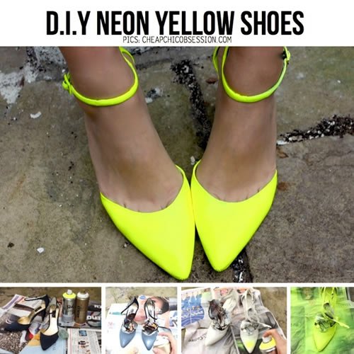 DIY Topuklu Ayakkabılar